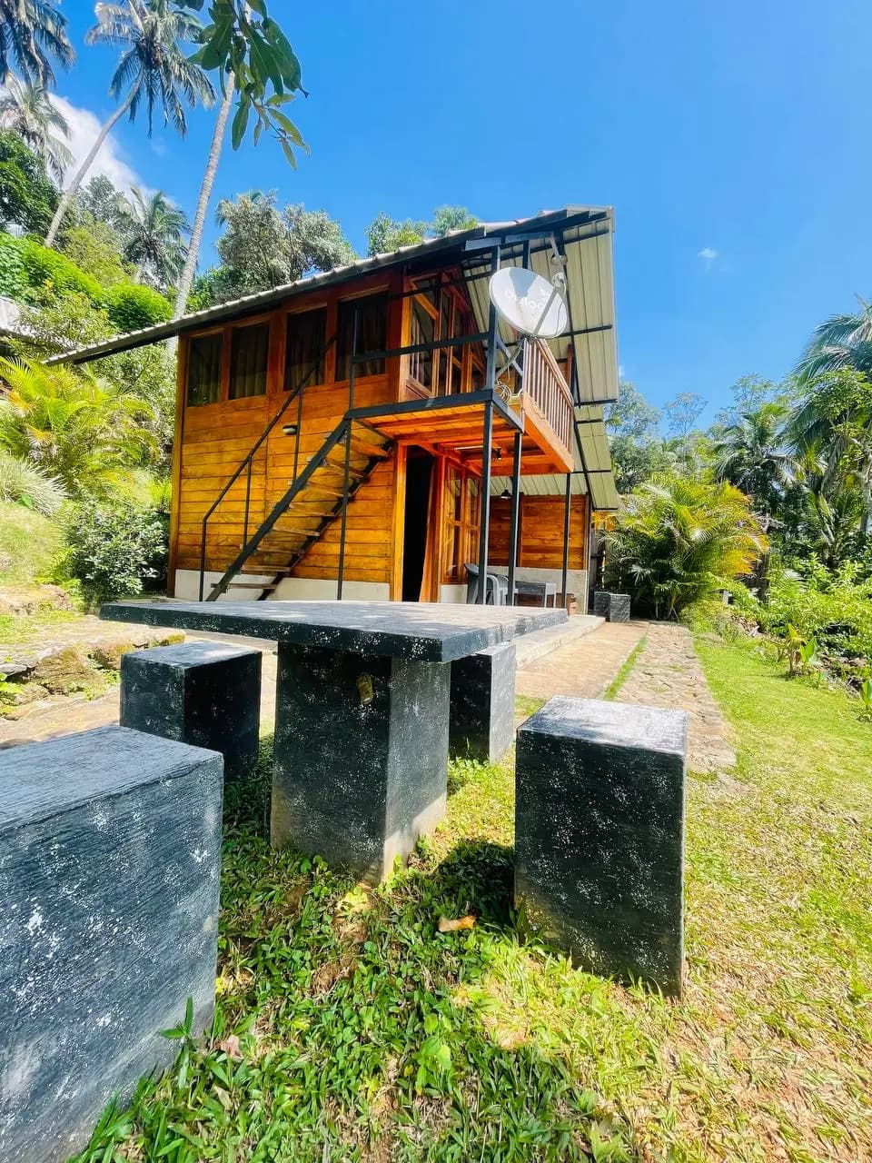 Two-Story Cabana Exterior